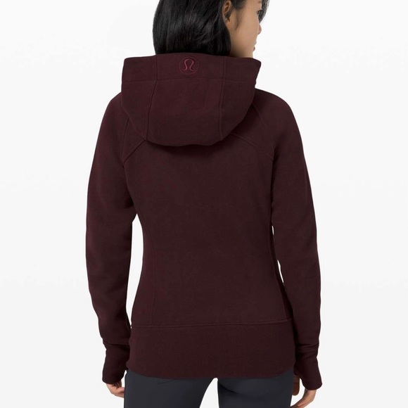 Lululemon Scuba Full Zip Sz 6 - heathered cassis - Picture 2 of 4